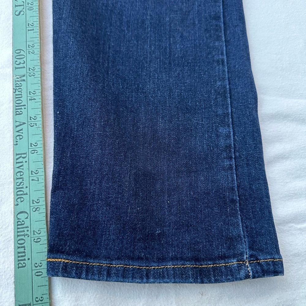 Levi's 502 Blue Straight Jeans Classic Indigo Denim #A1 - Picture 8 of 9